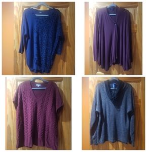 Lot of womens sweaters XL